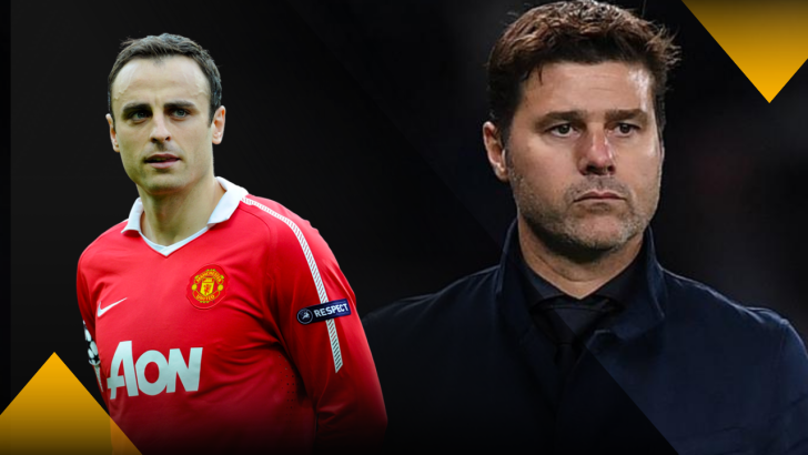 Dimitar Berbatov and Mauricio Pochettino